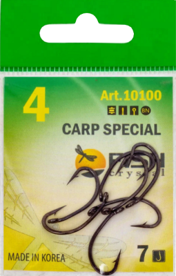 Крючок CARP SPECIAL №4 с ушком, покрытие BN (7 шт) Крючок CARP SPECIAL №4 с ушком, покрытие BN (7 шт)