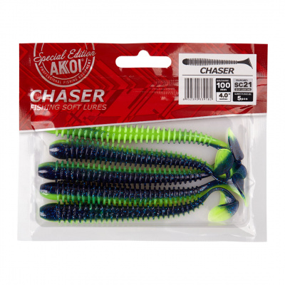 Силиконовая приманка AKKOI CHASER 100mm цвет SC21 Силиконовая приманка AKKOI CHASER 100mm цвет SC21