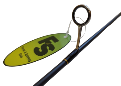 Удилище спиннинговое ERMINE NANO,2 секции, цельная верш. длина1,68 м, тест 0.2-0.8г рукоять разнес.