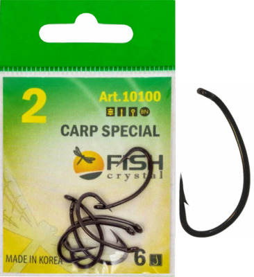 Крючок CARP SPECIAL №2 с ушком, покрытие BN (6 шт) Крючок CARP SPECIAL №2 с ушком, покрытие BN (6 шт)