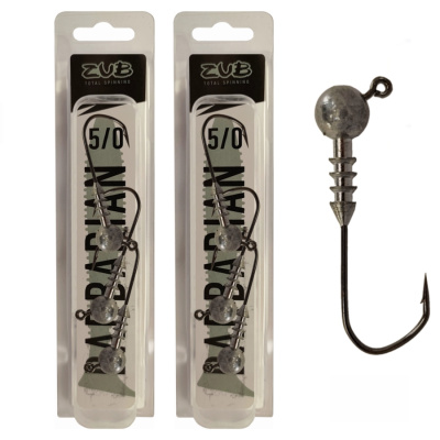 Джиг головка ZUB Barbarian (крючок 5\0) 14г.( упак. 3 шт)