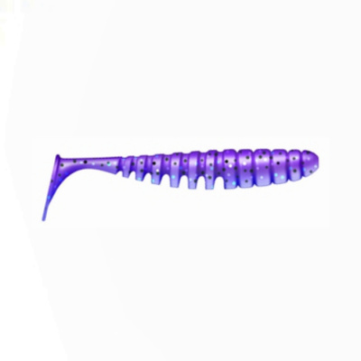 Приманка ZUB-SHAD  75мм(3")-6шт, (цвет 610) фиолетовый с блестками Приманка ZUB-SHAD  75мм(3")-6шт, (цвет 610) фиолетовый с блестками