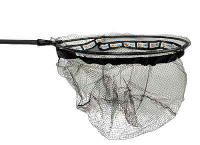 Голова для подсачека 50 х 40 х 32см (Д х Ш х Г), сетка леска, ячейка 7 мм, рамка карбон.вес 148 гр.