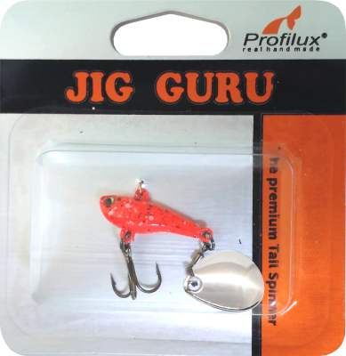 Джиг-блесна Тэйл-Спиннер ( 5 гр)  цв.315 (красный) Джиг-блесна Тэйл-Спиннер ( 5 гр)  цв.315 (красный)