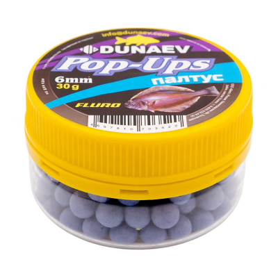 Бойлы DUNAEV POP-UP 6мм Палтус (30г)