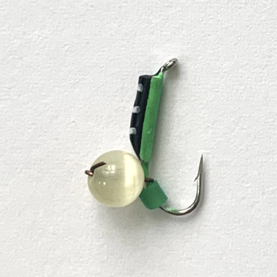 Столбик Кошачий глаз 1,5 мм подвесной ЧЕРНО-ЗЕЛЕНЫЙ