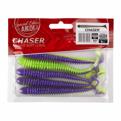 Силиконовая приманка AKKOI CHASER 100mm цвет SC23 Силиконовая приманка AKKOI CHASER 100mm цвет SC23
