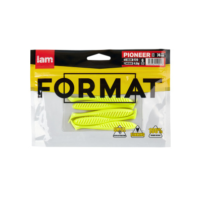 Силиконовая приманка FORMAT PIONEER 74mm (6шт.) цвет F20
