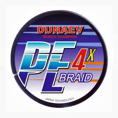 Шнур DUNAEV BRAID PE X4 150m 0.08мм