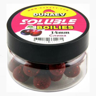 Бойлы DUNAEV Пылящие 14мм Слива (50г)