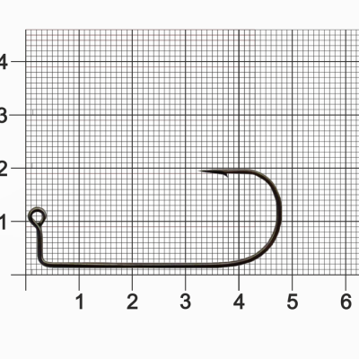 Крючок Dunaev Jig 302 #  5/0 (упак. 5 шт)