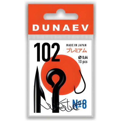 Крючок Dunaev Premium 102 # 5 (упак.10шт) Крючок Dunaev Premium 102 # 5 (упак.10шт)
