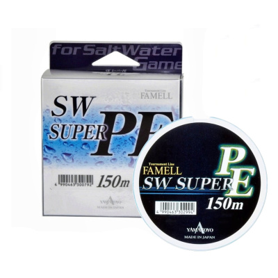 Леска плетеная YAMATOYO SW SUPER PE 150m (blue) #0.8 (8 Lb)