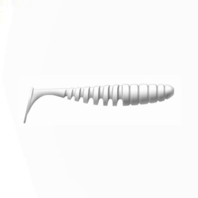 Приманка ZUB-SHAD  50мм(2")-10шт, (цвет 801) белый