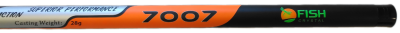 Удилище телескопическое без колец (маховое) "LANA POLE" FISH CRYSTAL , длина 7 м (до 28Gr)