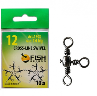 Вертлюжок на три направления, №12 (14 кг), (упак. 10 шт) Вертлюжок на три направления, №12 (14 кг), (упак. 10 шт)