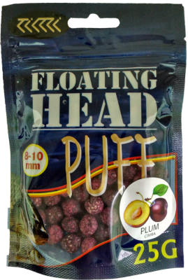 Плавающая насадка PUFF воздушное тесто 8-10 мм. СЛИВА цв Плавающая насадка PUFF воздушное тесто 8-10 мм. СЛИВА цв