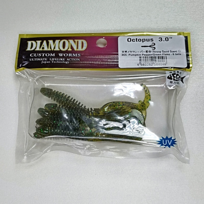 Силиконовая приманка DIAMOND Octopus 3" #05 Силиконовая приманка DIAMOND Octopus 3" #05