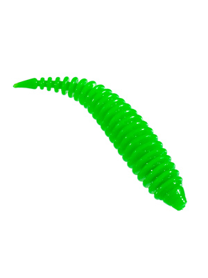 Приманка ZUB-MAGGOT SLIM 50мм(2")-10шт, (цвет 401) зеленый Приманка ZUB-MAGGOT SLIM 50мм(2")-10шт, (цвет 401) зеленый