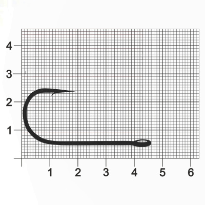 Крючок Single Hook ZUB 604 # 4/0 (упак. 5 шт) Крючок Single Hook ZUB 604 # 4/0 (упак. 5 шт)