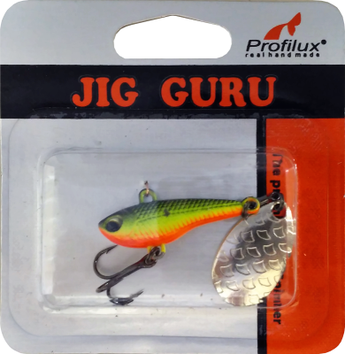 Джиг-блесна Тэйл-Спиннер (10 гр)  цв.306 (желтый-черноспинка) Джиг-блесна Тэйл-Спиннер (10 гр)  цв.306 (желтый-черноспинка)