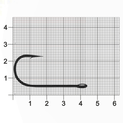 Крючок Single Hook ZUB 604 # 3/0 (упак. 5 шт) Крючок Single Hook ZUB 604 # 3/0 (упак. 5 шт)