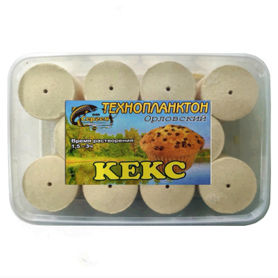 Технопланктон Кекс (80г/шт; 11шт/уп) Технопланктон Кекс (80г/шт; 11шт/уп)