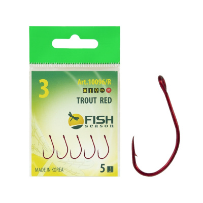 Крючок FS TROUT с БОЛЬШИМ ухом №4 RED (5 шт) Крючок FS TROUT с БОЛЬШИМ ухом №4 RED (5 шт)