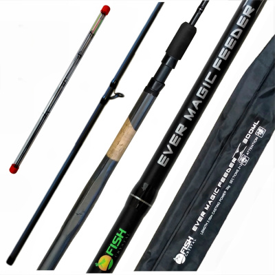 Удилище пикерное "EVER MAGIC FEEDER" FISH CRYSTAL , тест до 35 г, 3.00 м, 2+3 tips