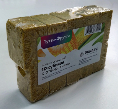 Жмых DUNAEV кукурузный  Тутти фрутти 300г. Жмых DUNAEV кукурузный  Тутти фрутти 300г.