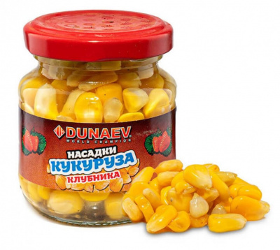 Насадка стеклобанка "Дунаев Кукуруза" 100мл Клубника