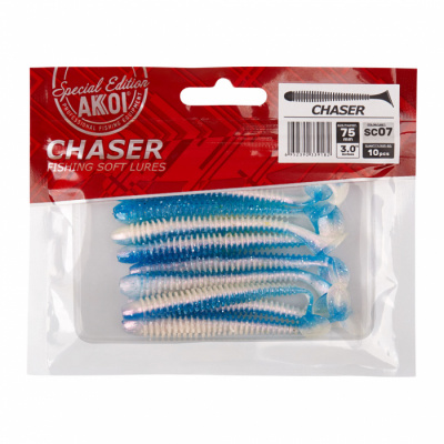 Силиконовая приманка AKKOI CHASER  75mm цвет SC07 Силиконовая приманка AKKOI CHASER  75mm цвет SC07