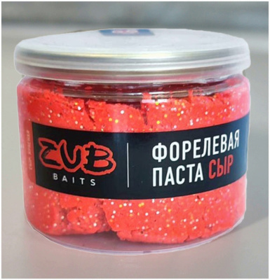 Паста ZUB 60мл Форель "Сыр" Красная Паста ZUB 60мл Форель "Сыр" Красная