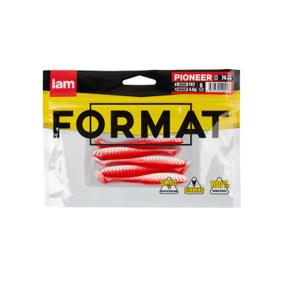Силиконовая приманка FORMAT PIONEER 74mm (6шт.) цвет F02