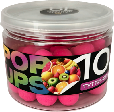 Бойлы CARPELLA POP-UP 10мм Тутти-Фрутти (25г)