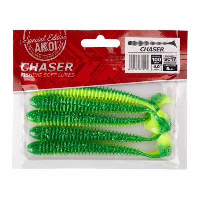 Силиконовая приманка AKKOI CHASER 100mm цвет SC17 Силиконовая приманка AKKOI CHASER 100mm цвет SC17