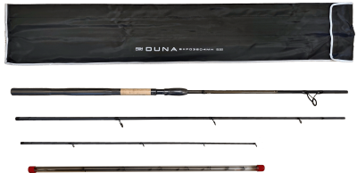 Удилище фидерное "DUNA" тест до 100GR,3,60м, 3+3 (2oz, 1,5oz ,1oz Carb.)Carb 30T+40T
