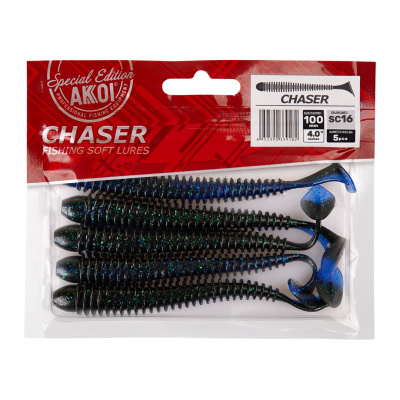 Силиконовая приманка AKKOI CHASER 100mm цвет SC16 Силиконовая приманка AKKOI CHASER 100mm цвет SC16