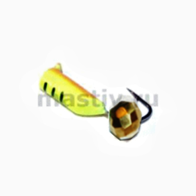 Безнасадка 3 художественный(желт.), гр шарик, 0,7гр. золото