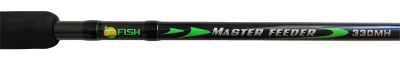 Удилище фидерное "MASTER FEEDER" FISH CRYSTAL , тест 60-120  г, 3,30 м, 3+3 tips