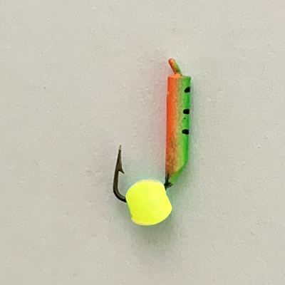 Безнасадка 1,5 художественный (зел.), неоновый шар, 0,2гр. желтый