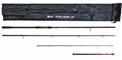 Удилище фидерное "ACTIVE FEEDER", тест до 120 г, 3,60 м, 3+3, (1,5oz - стекл., диам. 2,2)