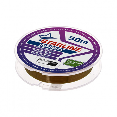 Монофильная леска STARLINE INFINITY  50m (chameleon green) d0.309