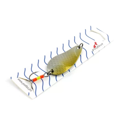 Колеб.нерж. Байкал (14 гр.) цв.Н-10 "серебро" чешуя+золотая полоса Колеб.нерж. Байкал (14 гр.) цв.Н-10 "серебро" чешуя+золотая полоса