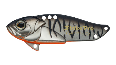 Блесна-Цикада Strike Pro Cyber Vibe 40, 40 мм, 6,6 гр, цвет: Grey Shadow Mat Tiger, (JG-005B#A243ES)