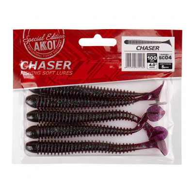 Силиконовая приманка AKKOI CHASER 100mm цвет SC04 Силиконовая приманка AKKOI CHASER 100mm цвет SC04