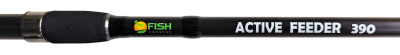 Удилище фидерное "ACTIVE FEEDER", тест до 150 г, 3,90 м, 3+3, (1,5oz - стекл., диам. 2,2)