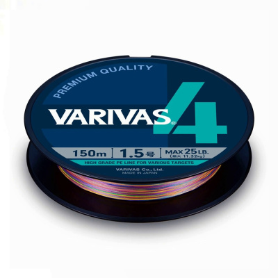 Плетеный шнур VARIVAS PE 4 150m 1.5 Marking Плетеный шнур VARIVAS PE 4 150m 1.5 Marking