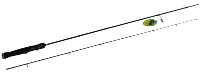 Удилище спиннинговое ERMINE NANO,2 секции, цельная верш. длина1,68 м, тест 0.2-0.8г рукоять цельная