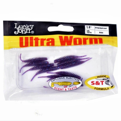 Слаги съедобные искусственные LJ Pro Series ULTRAWORM 1,4in (03.50)/S63 12шт. Слаги съедобные искусственные LJ Pro Series ULTRAWORM 1,4in (03.50)/S63 12шт.
